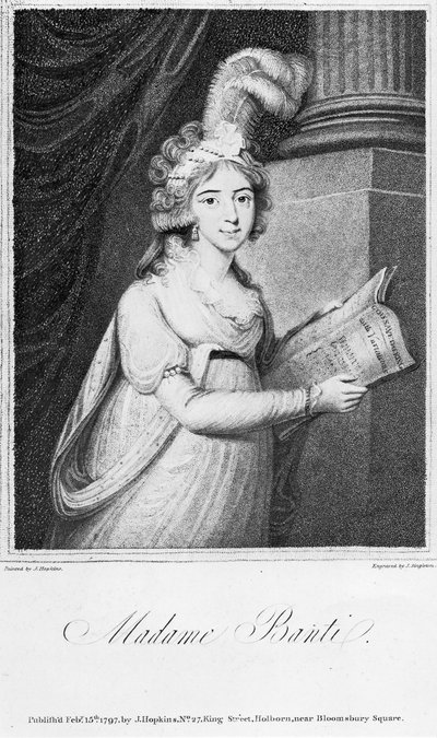 Madame Banti, engraved by J. Singleton, 1797 by English School